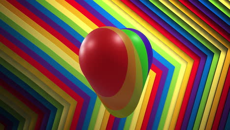 Animation-of-pride-lgbtq-heart-and-rainbow-shapes-background