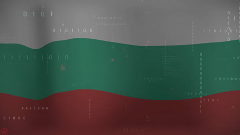 Animación-Del-Procesamiento-De-Datos-Financieros-Sobre-La-Bandera-De-Bulgaria