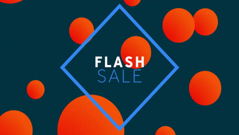 Animation-of-flash-sale-text-over-red-spots