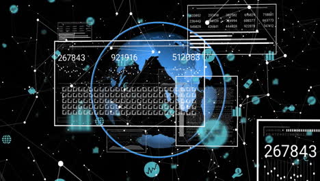 Animación-Del-Procesamiento-De-Datos-Y-Red-De-Conexiones-En-Todo-El-Mundo.