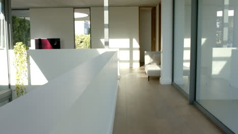 A-modern-interior-space-features-clean-lines-and-abundant-natural-light,-with-copy-space