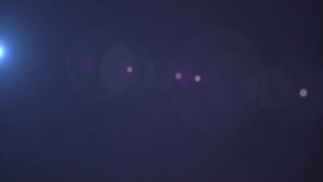 Animation-Leuchtender-Lichtpunkte-Auf-Blauem-Hintergrund