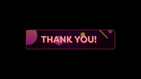 Animation-of-thank-you-text-and-shapes-moving-on-black-background