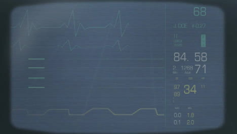 Animation-Von-Statistiken-Und-Digitaler-Datenverarbeitung-über-Den-Bildschirm