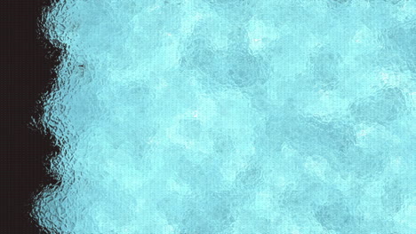 Animation-of-blue-liquid-pattern-moving-on-seamless-loop-on-black-background