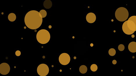 Animation-of-yellow-spots-on-black-background