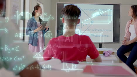 Animation-of-ai-data-processing-over-diverse-students-at-school