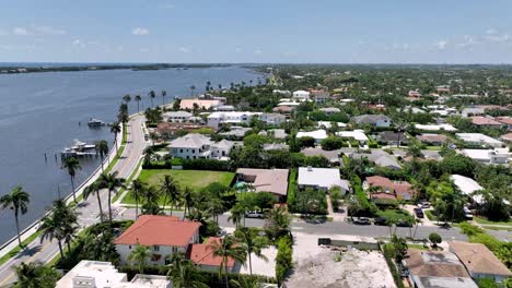 Palm-Beach-Florida-aerial-over-homes