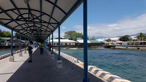 Philippines,-Dumaguete:-The-video-shows-our-arrival-in-Dumaguete-and-captures-the-view-from-the-city’s-port-and-its-pier