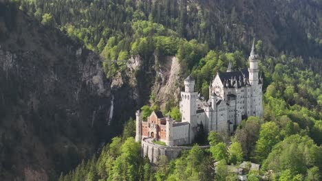 Neuschwanstein-Castle-is-a-19th-century-historicist-palace-on-a-rugged-hill-in-the-foothills-of-the-Alps-in-southern-Germany