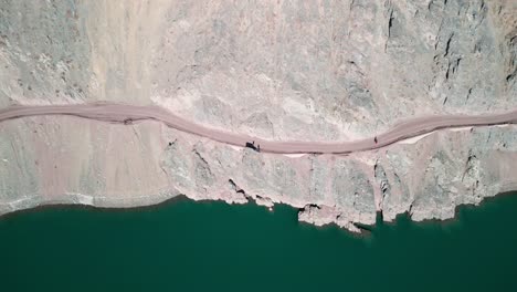 El-Yeso-Reservoir-Route,-Cajon-Del-Maipo,-Country-Of-Chile