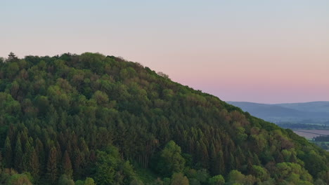 Hillside-late-evening-with-red-sky