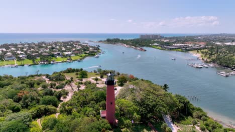 Jupiter-Inlet-Lighthouse-aerial-pullout