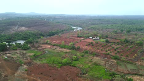 farm-and-house-near-by-barvi-river-Maharashtra-India
