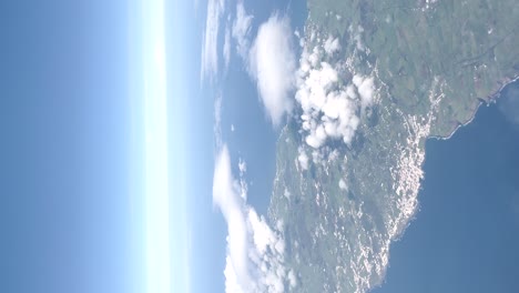 Aerial-footage-of-São-Jorge,-Acores-Islands