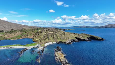 Drone-the-beauty-of-Ireland,small-deserted-beach-in-West-Cork-on-Sheep’s-Head-Peninsula-on-the-Wild-Atlantic-Way-heaven