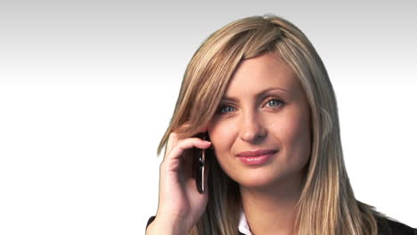 Businesswoman-making-a-phone-call
