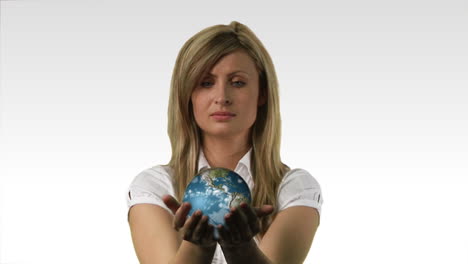 Woman-holding-a-Globe-2