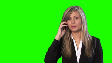 Green-Screen-Footage-of-an-attractive-Businesswoman