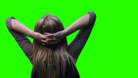 Green-screen-footage-of-a-woman-1