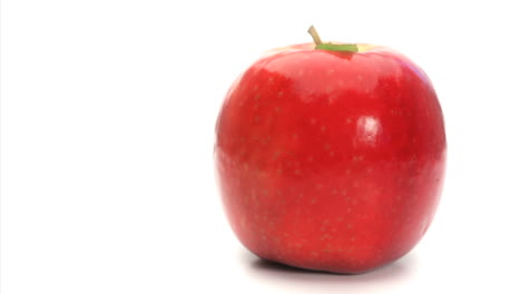 Roter-Apfel-Rotiert