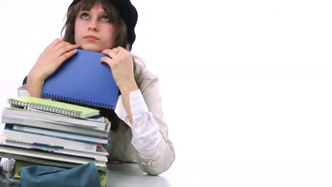 Teenager-with-school-books