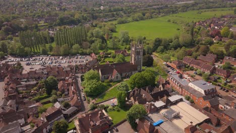 Old-church-located-in-a-quaint-English-town