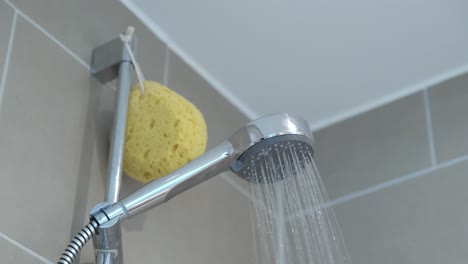 Water-dropping-from-a-shower-head