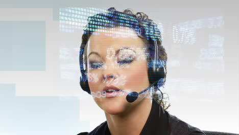 Frau-Mit-Headset-Composite-Clip