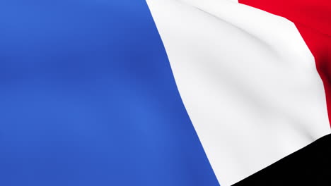 3D-Darstellung-Der-Französischen-Flagge