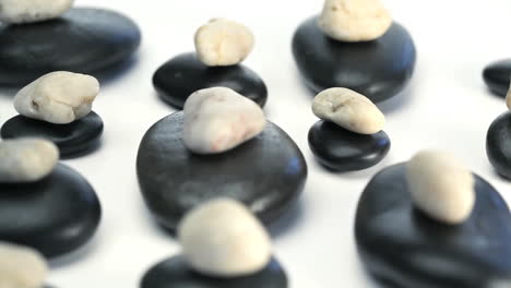 Black-and-white-pebbles-turning-