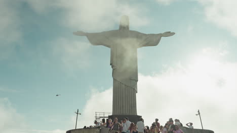 Touristen-Am-Corcovado-Christus-Rio-De-Janeiro-Brasilien