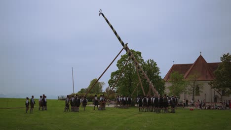 Traditional-Bavarian-maypole