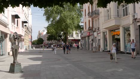 Die-Hauptfußgängerzone-Von-Plovdiv