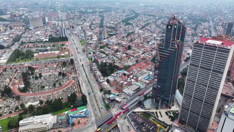 Skyline-Von-Bogota-In-Bogota-In-Cundinamarca,-Kolumbien