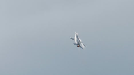Slow-Motion-Airshow-From-Stewart-Airport-Jet-Flying-Upside-Down
