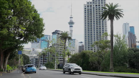 Horizonte-De-La-Ciudad-De-Auckland-Cbd,-Nueva-Zelanda
