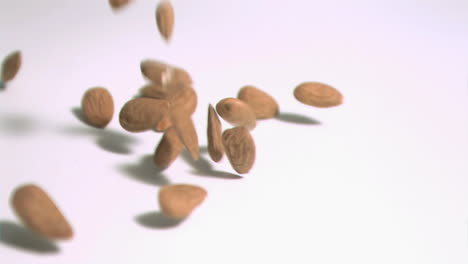 Almonds-falling-in-super-slow-motion