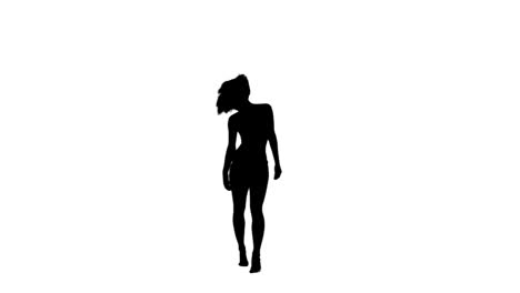 Silhouette-of-a-dancing-woman-on-her-own