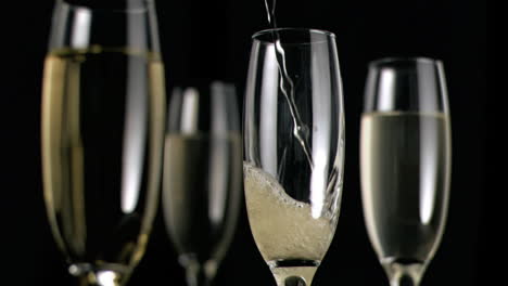 Champagne-flowing-in-super-slow-motion-in-a-glass