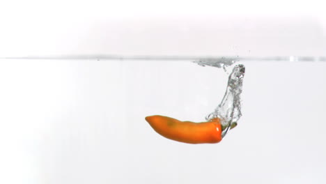 Chili-falling-into-water-in-super-slow-motion