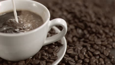 Milk-flowing-in-super-slow-motion-in-a-coffee-cup