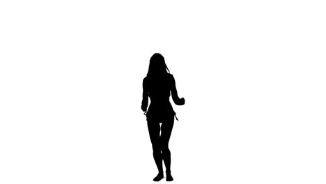 Silhouette-of-a-jumping-woman-in-slow-motion