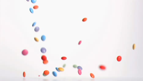 Colored-candies-falling-in-super-slow-motion
