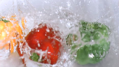 Peppers-falling-into-water-in-super-slow-motion