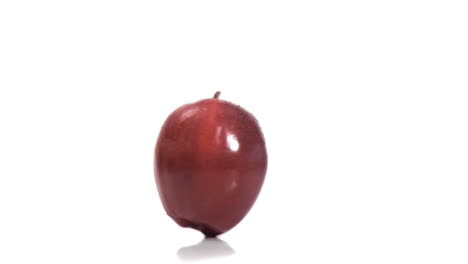 Apple-spinning-in-super-slow-motion