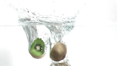Kiwis-falling-into-water-in-super-slow-motion