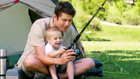 Father-and-son-fishing-
