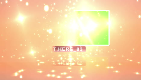 Bildschirme-Mit-Chroma-Key-Und-Textfläche-Vor-Orangefarbenem-Hintergrund-Mit-Lichtern