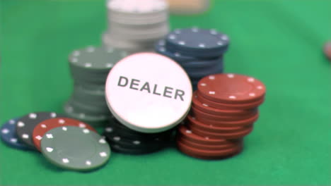Dealer-chip-falling-in-super-slow-motion
